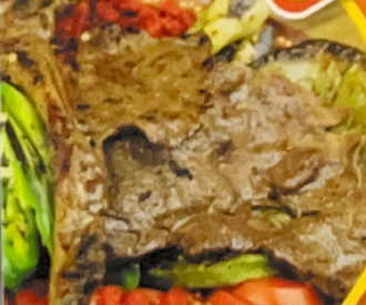 Platillo de parrilla del menú original